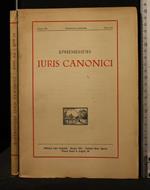 Ephemerides Iuris Canonici Annus Vii/N 3-4