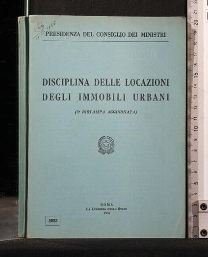 Disciplina Delle Locazioni Degli Immobili Urbani - copertina