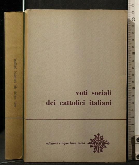 Voti Sociali Dei Cattolici Italiani. Aa.Vv. Cinque Lune - copertina