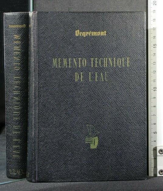 Memento Technique De L'Eau - copertina