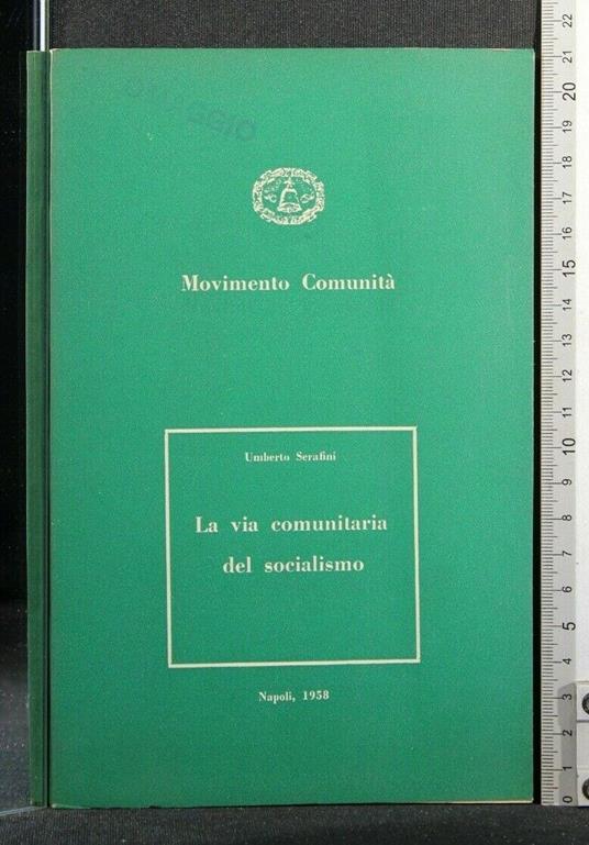 Movimento Comunità La Via Comunitaria Del Socialismo - copertina