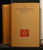 La Letteratura Italiana Storia e Testi