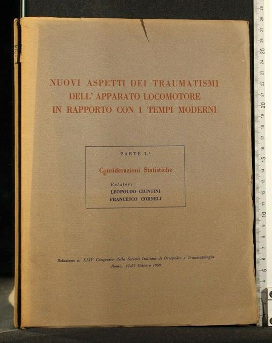 Nuovi Aspetti Dei Traumatismi Dell'Apparato Locomotore In - copertina