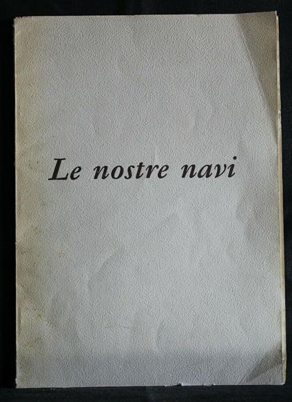 Le Nostre Navi - copertina