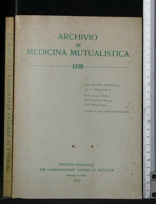 Archivio di Medicina Mutualistica - copertina