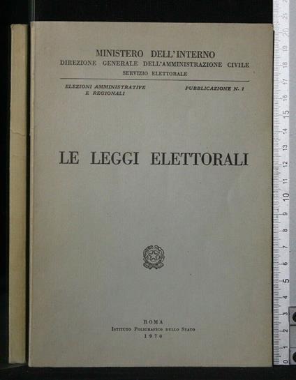 Le Leggi Elettorali - copertina