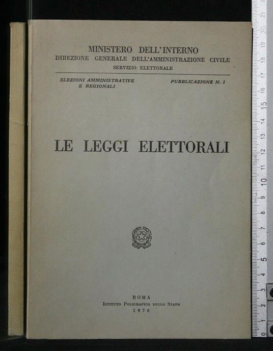 Le Leggi Elettorali - copertina