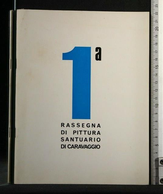 1° Rassegna di Pittura Santuario di Caravaggio 16 Maggio 1971 - copertina