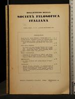 Bollettino Della Società Filosofica Italiana Nuova Serie N. 76