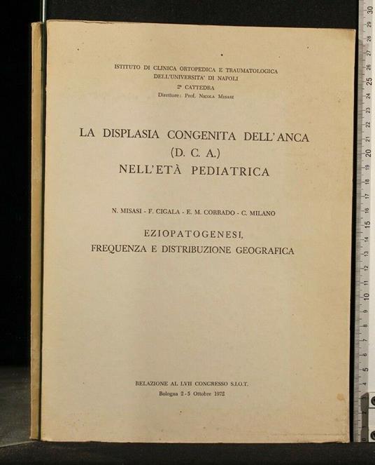 La Displasia Congenita Dell'Anca Nell'Età Pediatrica - copertina