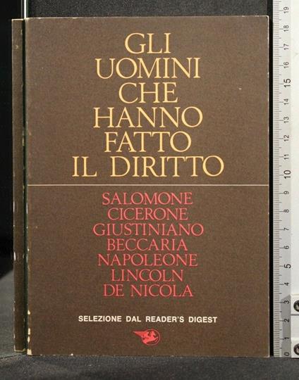 Gli Uomini Che Hanno Fatto Il Diritto - copertina