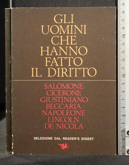 Gli Uomini Che Hanno Fatto Il Diritto - copertina