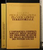 Regioni Programmazione Pianificazione Territoriale