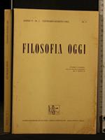 Filosofia Oggi N 1 Gennaio-Marzo 1982