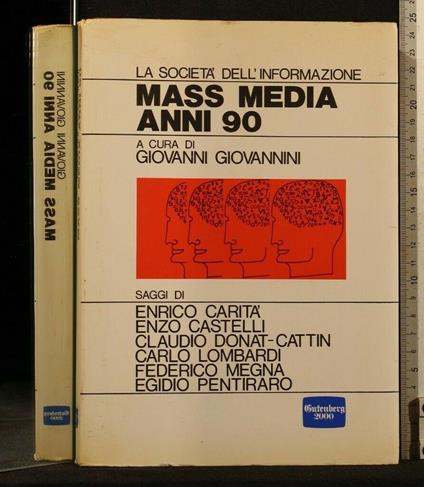 Mass Media Anni 90 La Società Dell'Informazione - copertina