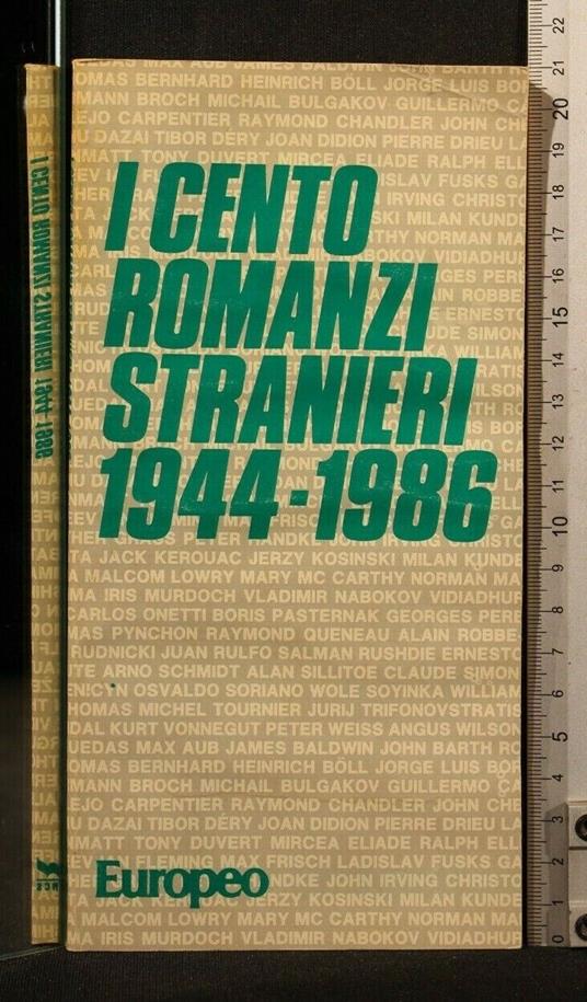 I Cento Romanzi Stranieri 1944-1986 - copertina