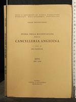 Storia Della Ricostruzione Della Cancelleria Angioina Volume