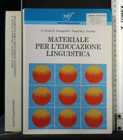 Manuale per L'Educazione Linguistica - copertina