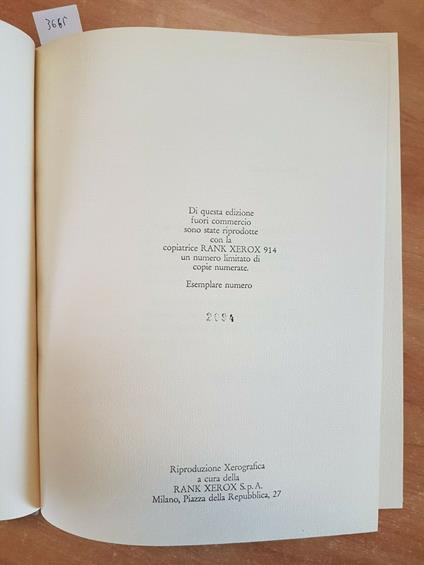 Alessandro Manzoni - Del Trionfo Della Libertà 1963 Rank Xerox Tir.Lim. - Alessandro Manzoni - copertina