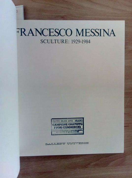 Omaggio A Francesco Messina - Francesco Messina - copertina