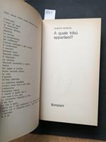 Alberto Moravia - A Quale Trib Appartieni? - Bompiani - 1972 - 2Ed. -