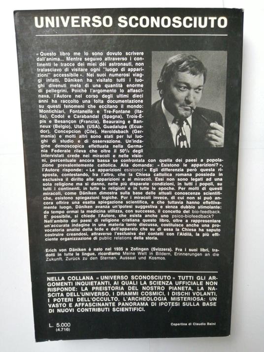 Erich Von Daniken - Messaggi Dall'Ignoto 1975 Sugarco Visioni Apparizioni - Erich von Däniken - copertina