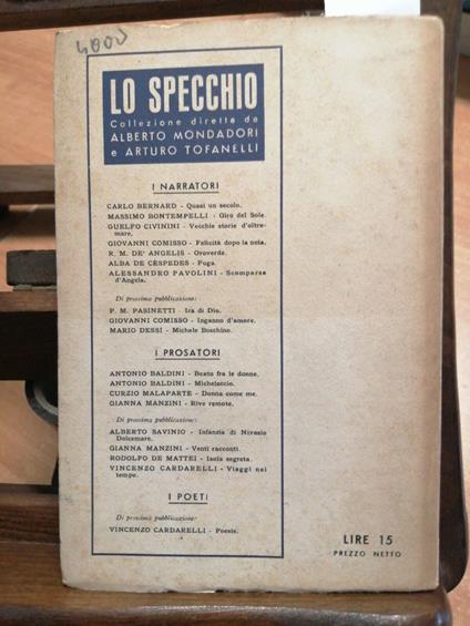 Michelaccio - Antonio Baldini - Mondadori - 1941 - 1Ed. - - Antonio Baldini - copertina