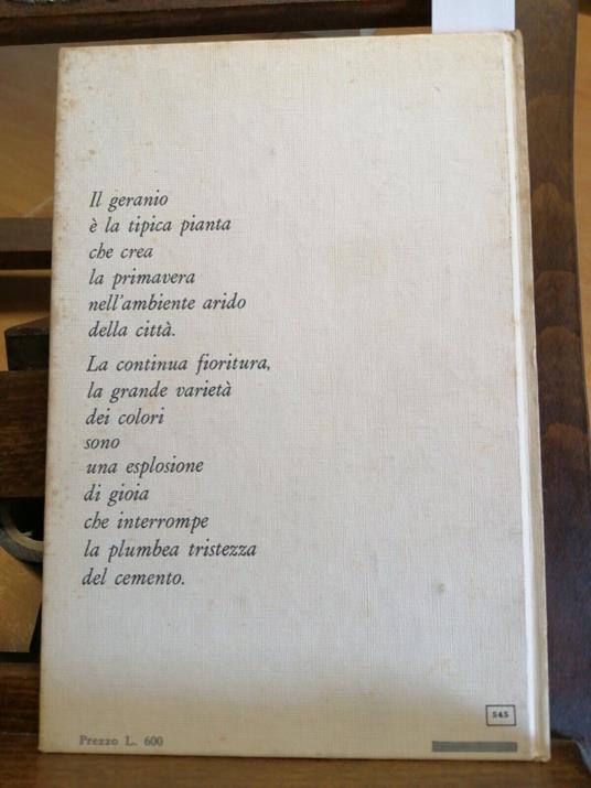 I Gerani - Gigliola Magrini - Ed. Agricole - 1964 - Manuale Illustrato - Gigliola Magrini - copertina
