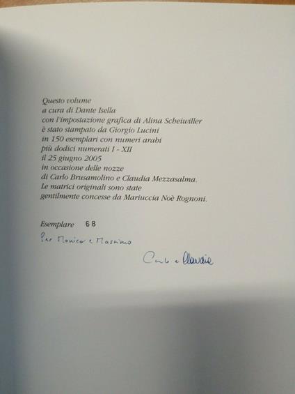 Tre Liriche Di Delio Tessa + 3 Incisioni Franco Rognoni Tir.Lim.Num.68/150 - Delio Tessa - copertina