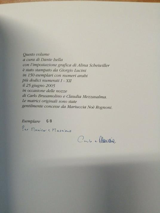 Tre Liriche Di Delio Tessa + 3 Incisioni Franco Rognoni Tir.Lim.Num.68/150 - Delio Tessa - copertina