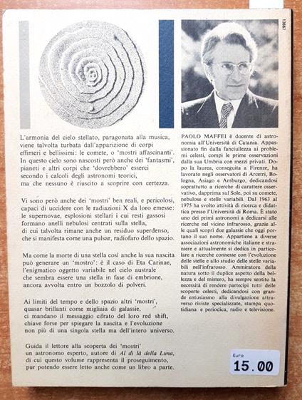 Paolo Maffei - I Mostri Del Cielo Astronomia 1Ed. - Biblioteca Della Est - Maffei - copertina