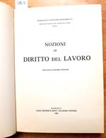 Nozioni Di Diritto Del Lavoro - Santoro Passarelli - 1985 - Jovene