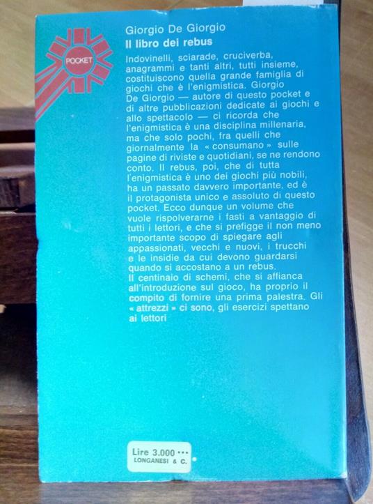 Il Libro Dei Rebus - Giorgio De Giorgio - 1976 - Longanesi - - Giorgio De Giorgio - copertina