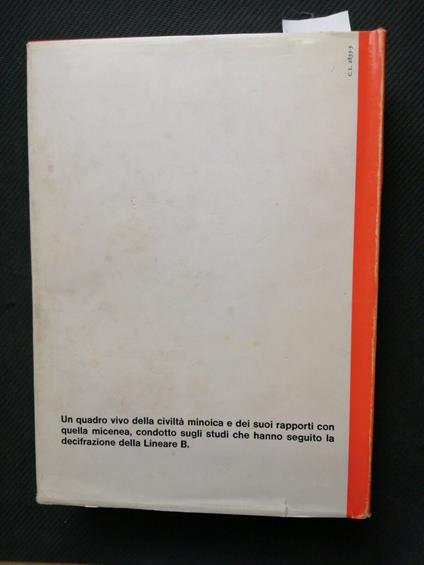 Minoici E Micenei - Decifrazione Della Lineare B - L.R. Palmer 1970 Einaudi - Leonard R. Palmer - copertina