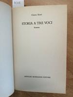 Gianna Murri - Storia A Tre Voci - 1 Ed. - Mondadori - 1978 - Rilegato