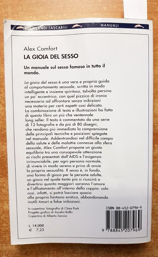 Alex Comfort - La Gioia Del Sesso - 1999 - Tascabili Bompiani Illustrato - Alex Comfort - copertina