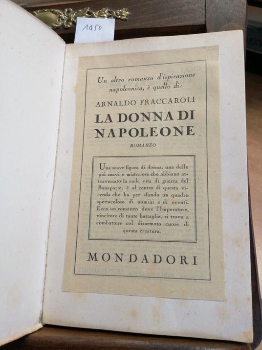 Lorenzo Gigli - Fulmine Nascosto Francesco Napoleone Ii 1942 Mondadori 1Ed.1450 - Lorenzo Gigli - copertina
