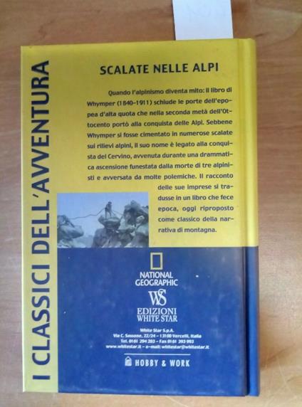 Scalate Nelle Alpi - Edward Whymper National Geographic Hobby Work - 401 - Edward Whymper - copertina