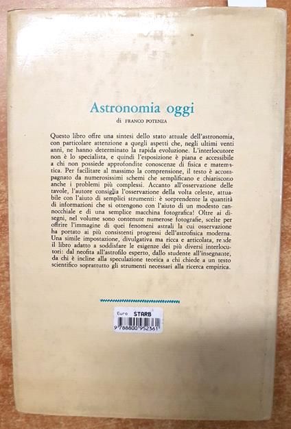 Astronomia Oggi - Potenza Franco - 1976 - Longanesi - Illustrato - Franco Potenza - copertina