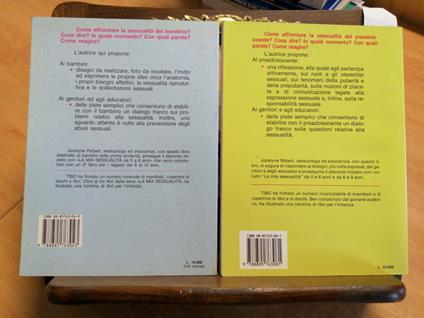 La Mia Sessualità 2 Libri: 6/9 Anni + 9/12 Anni Jocelyne Robert(2245 - Jocelyne Robert - copertina