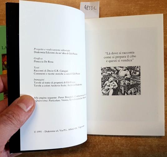La Cucina Crudele Ricette Storiche - 1991 - Libro + Custodia - Diakronia - copertina