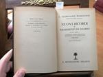 L. Marescotti - Nuovi Ricordi E Frammenti Di Diario 1938 Mondadori 1Ed.