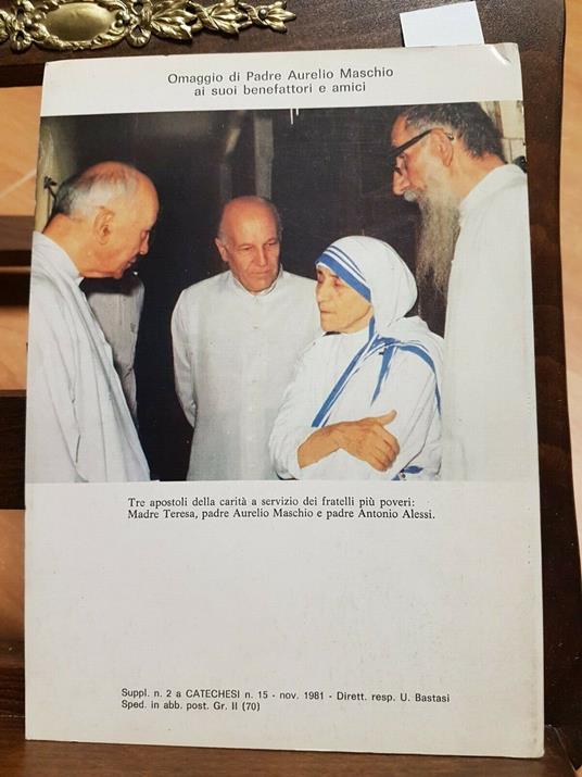 Antonio M. Alessi - Una Vita Per L'India - Elle Di Ci - 1981 Madre Teresa - Antonio M. Alessi - copertina