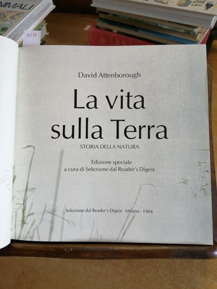 La Vita Sulla Terra 1984 David Attenborough Selezione Dal Reader'S Digest - David Attenborough - copertina
