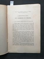 A.F. La Cava - Gli Scorpioni In Terapia 1947 Scienze Mediche E Naturali