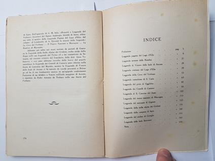 Leggende Del Verbano 1931 Piggioli - Ferruccio Agnelli Cusio Ossola Novara 3055D - Ferruccio Piggioli - copertina