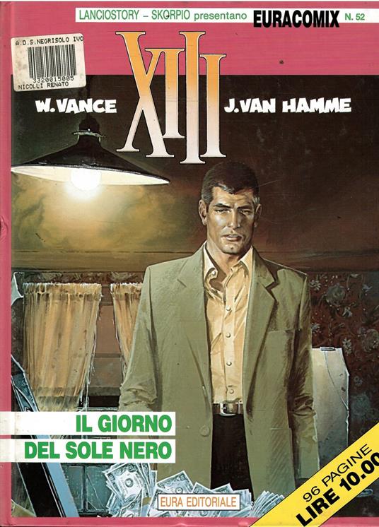 Euracomix N. 52 - Xiii Il Giorno Del Sole Nero - copertina