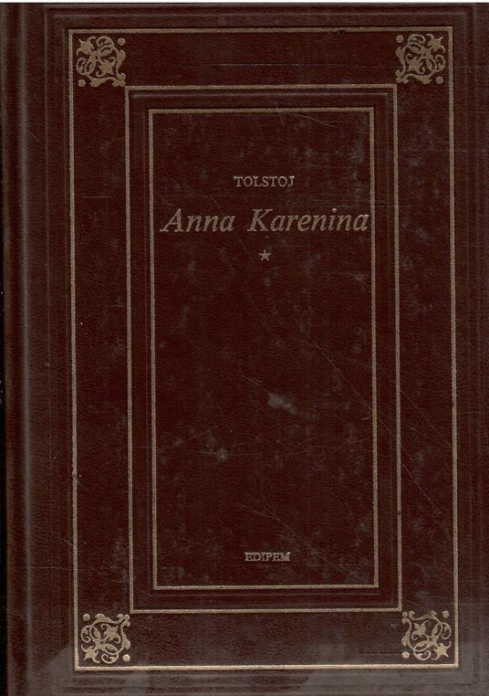 Anna Karenina - Leone Tolstoj - copertina