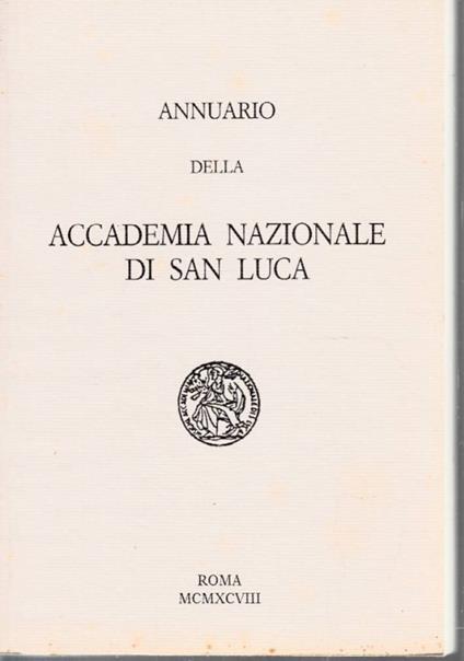 Annuario della Accademia Nazionale di San Luca - copertina