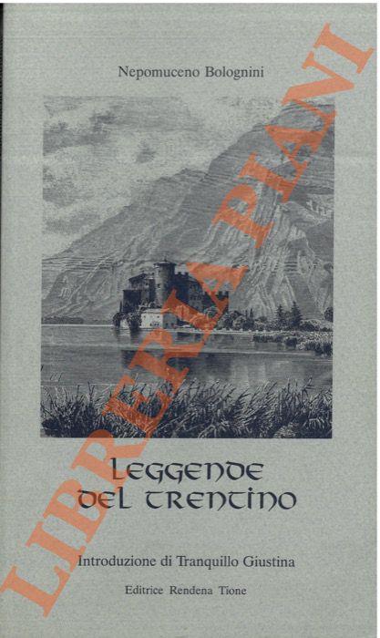 Leggende del Trentino - Nepomuceno Bolognini - copertina